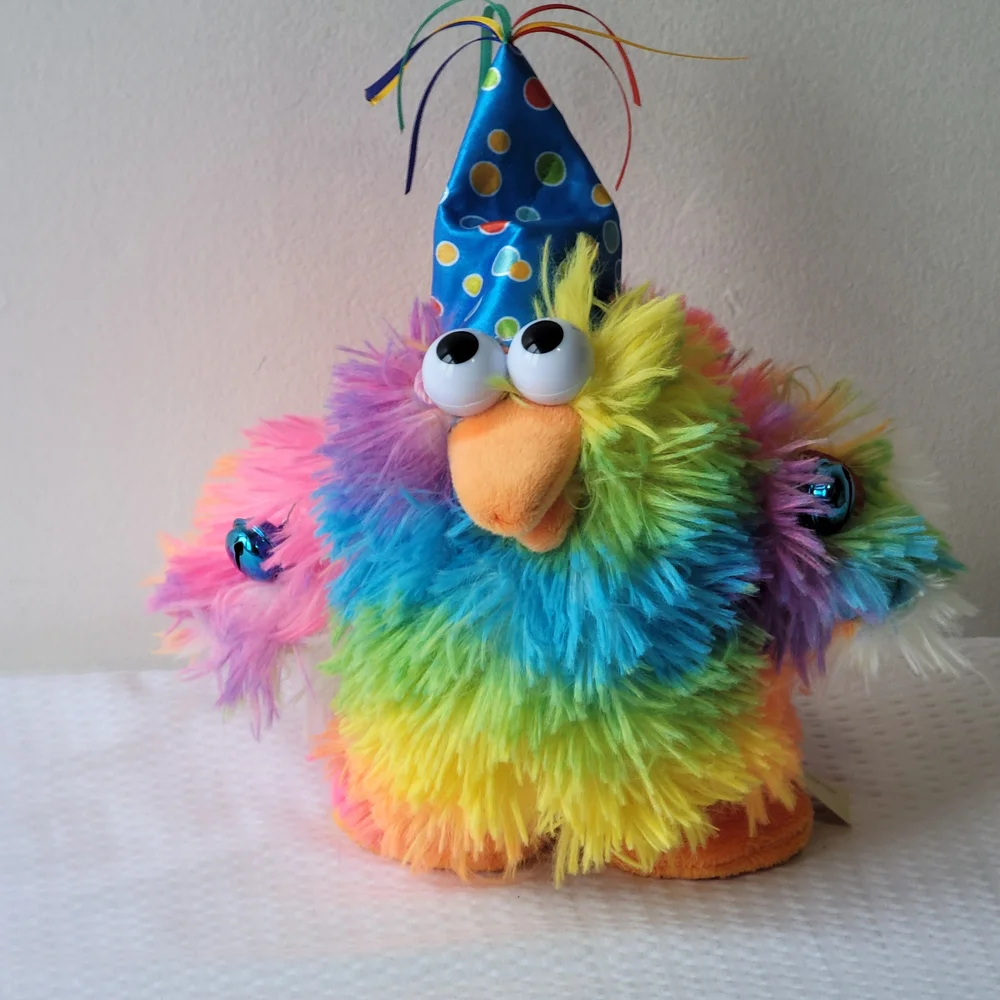 Colorful Dancing Plush Bird Toy